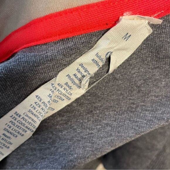 Lululemon Heather Dark Slate Men's Full Zip Training Jacket MED - Picture 6 of 6